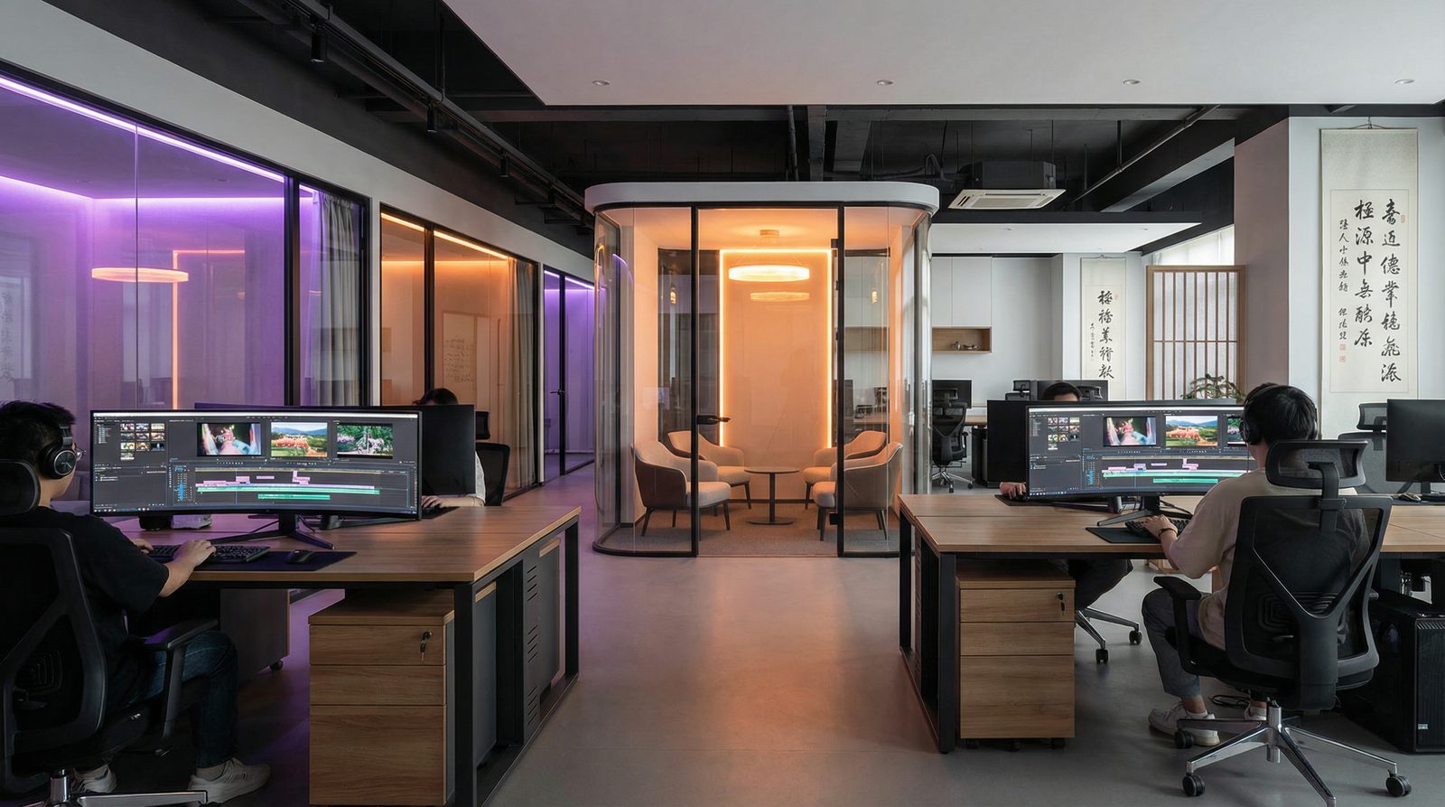 抖音风公司办公环境